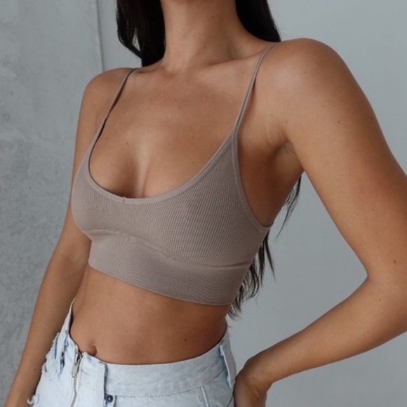 Other - Mocha Low Back Seamless Bralette